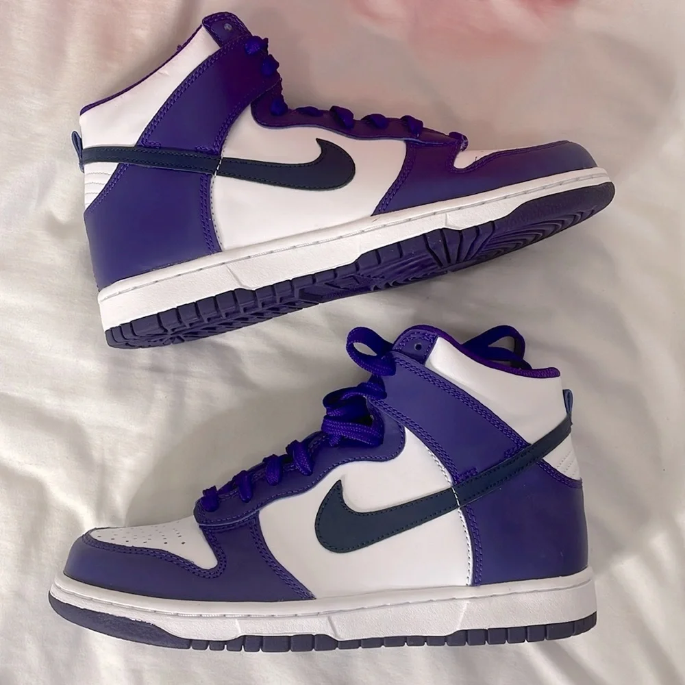 Nike Youth Dunk High Electro Purple NIB